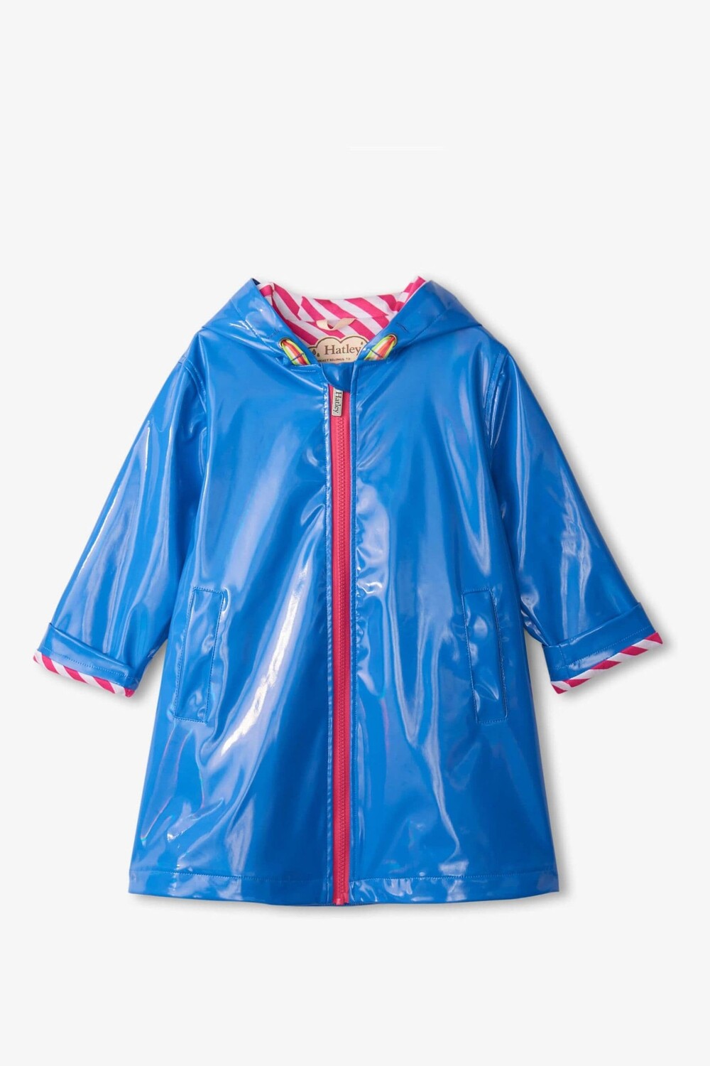 Блестящая куртка расклешенного кроя Hatley, синий 
Блестящая куртка расклешенного кроя Hatley, синий