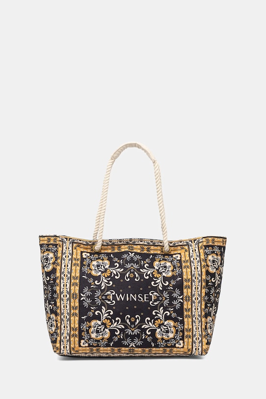 Хлопковая сумка Twinset, темно-синий
Хлопковая сумка Twinset, темно-синий