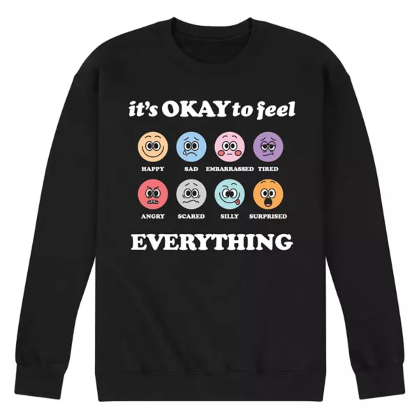 Мужская флисовая толстовка "Нормально чувствовать всё" Licensed Character, черный
Мужская флисовая толстовка "Нормально чувствовать всё" Licensed Character, черный