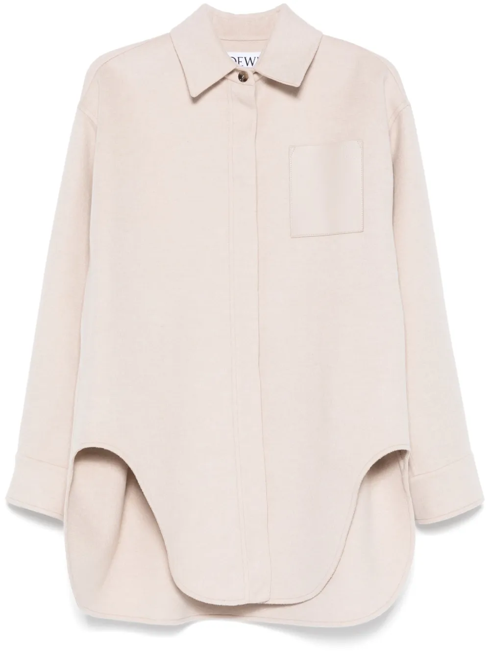 Шелковая рубашка с узором Anagram LOEWE, нейтральный
Шелковая рубашка с узором Anagram LOEWE, нейтральный