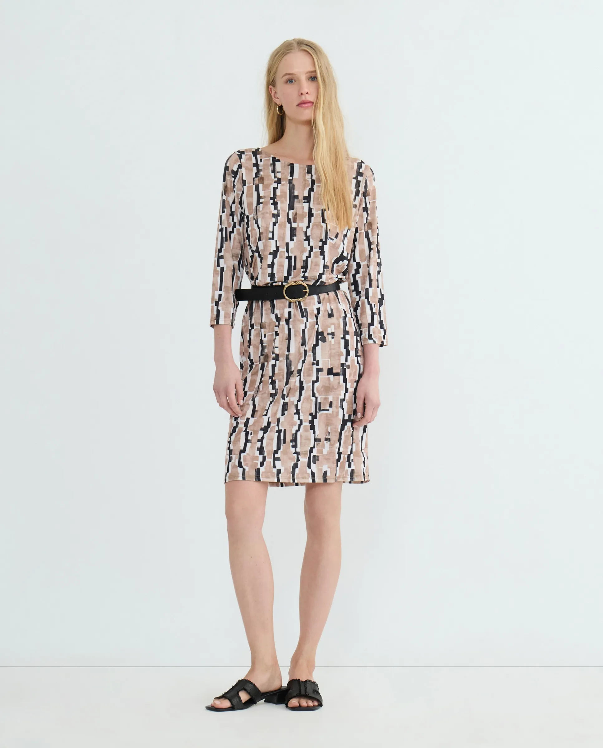 Платье с принтом и рукавом три четверти Zermatt, серо-коричневый
Платье с принтом и рукавом три четверти Zermatt, серо-коричневый