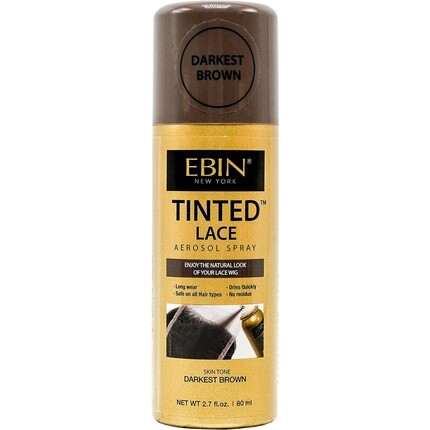 EBIN NEW YORK Тонированный кружевной аэрозольный спрей Darkest Brown
EBIN NEW YORK Тонированный кружевной аэрозольный спрей Darkest Brown