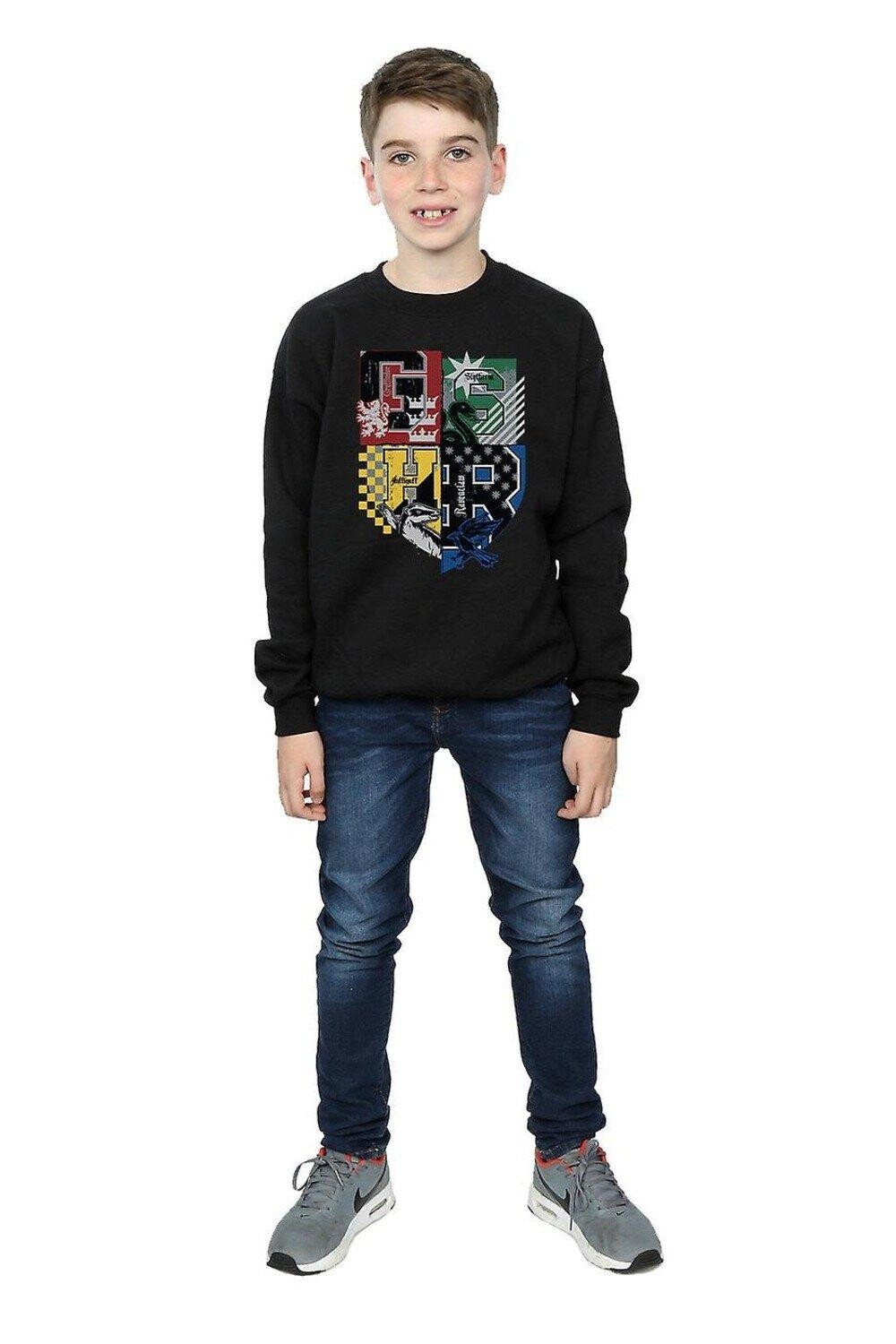 Толстовка с домиками Хогвартса Harry Potter, черный
Толстовка с домиками Хогвартса Harry Potter, черный