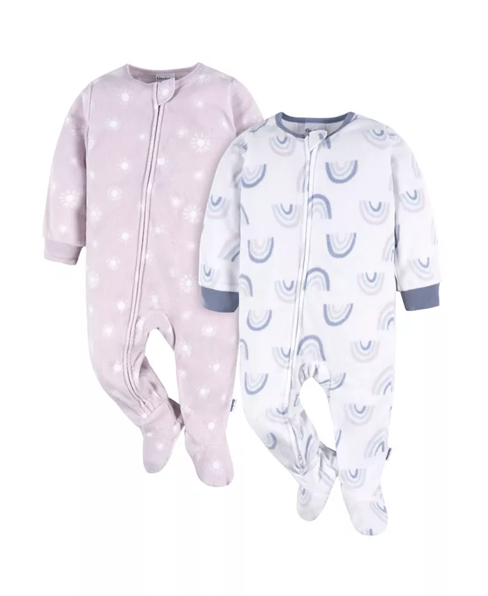 Пижама-комбинезон с ножками для девочек, 2 шт Gerber, фиолетовый
Пижама-комбинезон с ножками для девочек, 2 шт Gerber, фиолетовый