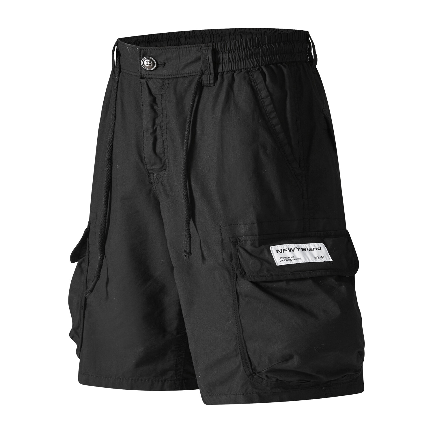 Шорты-карго унисекс Nfwys, Черный
Шорты-карго унисекс Nfwys, Черный