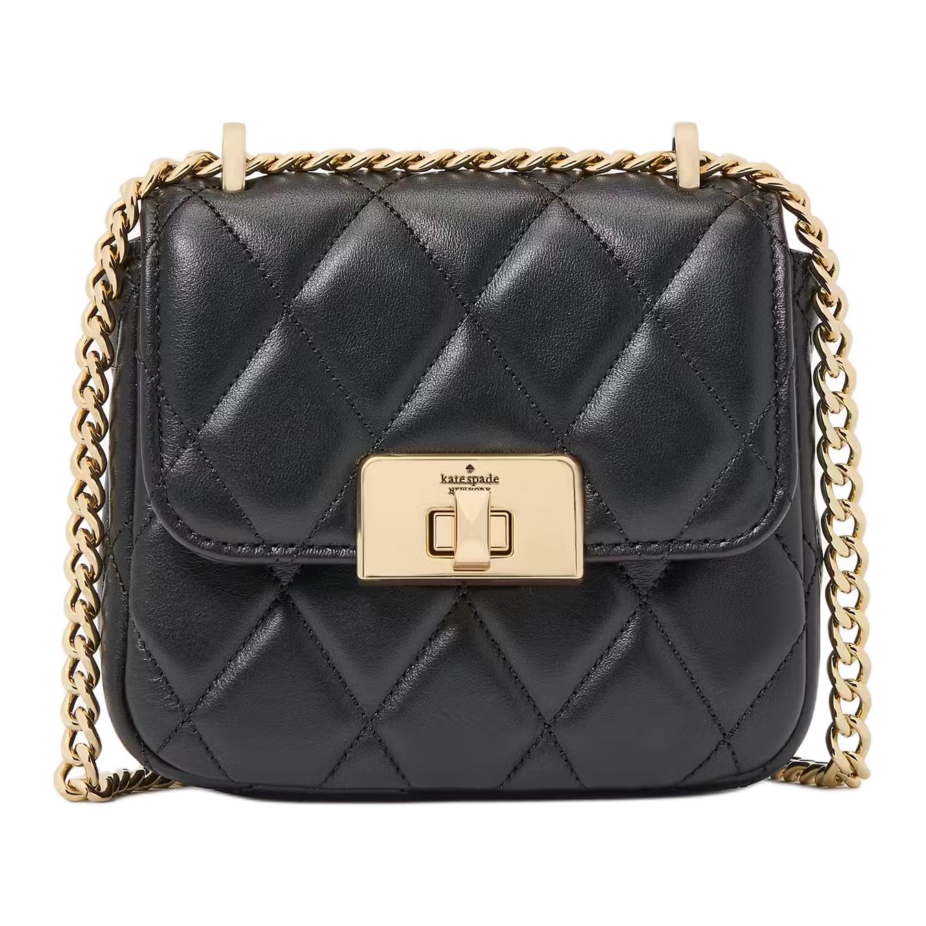 Kate Spade Кожаная стеганая сумка через плечо
Kate Spade Кожаная стеганая сумка через плечо