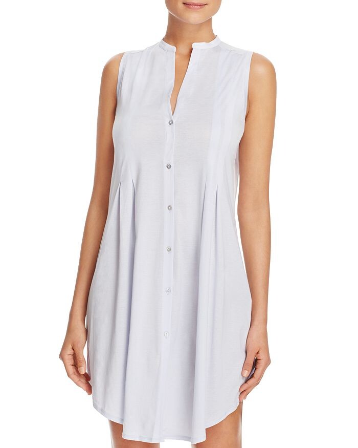 Hanro Хлопковое платье-майка с пуговицами спереди Deluxe, синий
Hanro Хлопковое платье-майка с пуговицами спереди Deluxe, синий