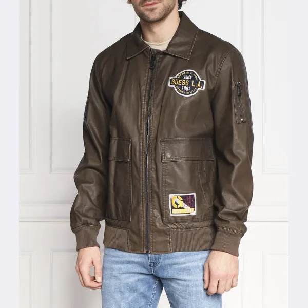 Куртка-Авиатор стандартного кроя Guess, коричневый
Куртка-Авиатор стандартного кроя Guess, коричневый