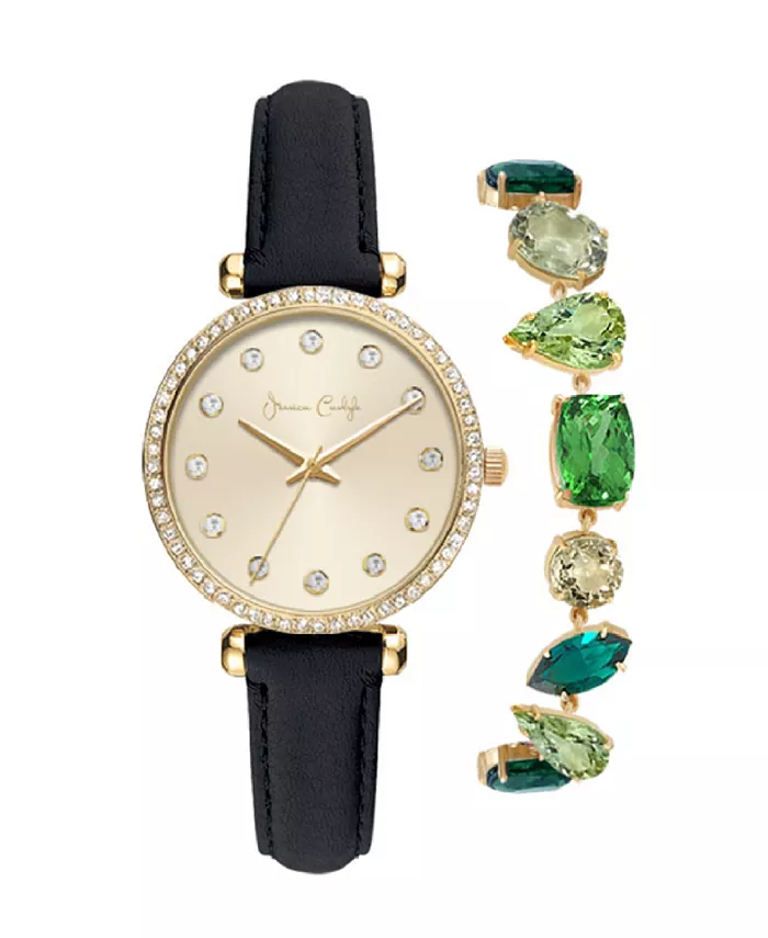 Женские часы Quartz Black из полиуретановой кожи 33 мм подарочный набор Jessica Carlyle, Позолоченный, Женские часы Quartz Black из полиуретановой кожи 33 мм подарочный набор Jessica Carlyle
Женские часы Quartz Black из полиуретановой кожи 33 мм подарочный набор Jessica Carlyle, Позолоченный, Женские часы Quartz Black из полиуретановой кожи 33 мм подарочный набор Jessica Carlyle