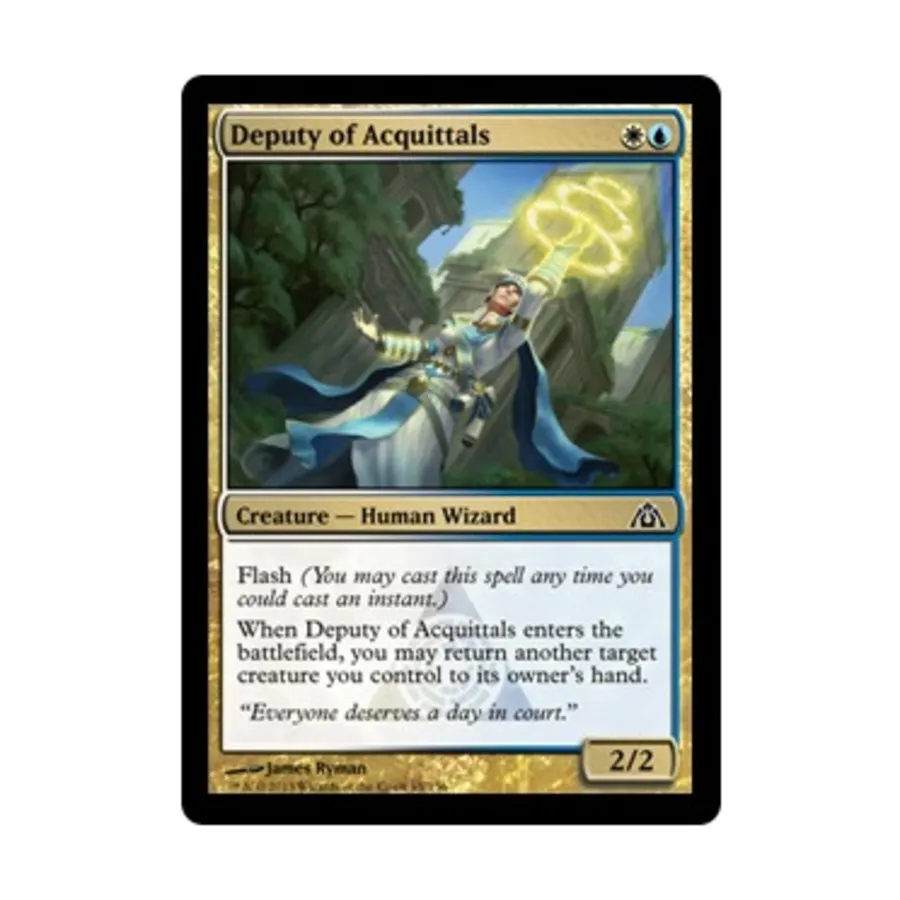 CCG Заместитель оправдательного приговора (C), MTG - Dragon's Maze
CCG Заместитель оправдательного приговора (C), MTG - Dragon's Maze