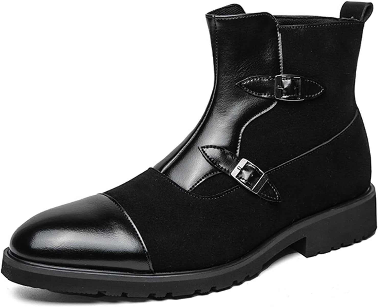 Мужские модные ботинки оксфорды, с двойной кожаной отделкой, декоративной пряжкой, заостренным носком, повседневные кожаные ботинки с молнией, модные и удобные Generic, черный
Мужские модные ботинки оксфорды, с двойной кожаной отделкой, декоративной пряжкой, заостренным носком, повседневные кожаные ботинки с молнией, модные и удобные Generic, черный