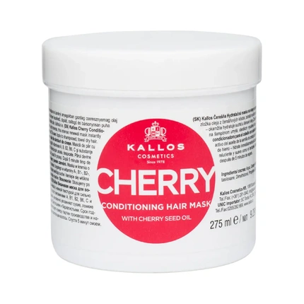 Питательная маска для волос Cherry Mask 275 мл Kallos
Питательная маска для волос Cherry Mask 275 мл Kallos