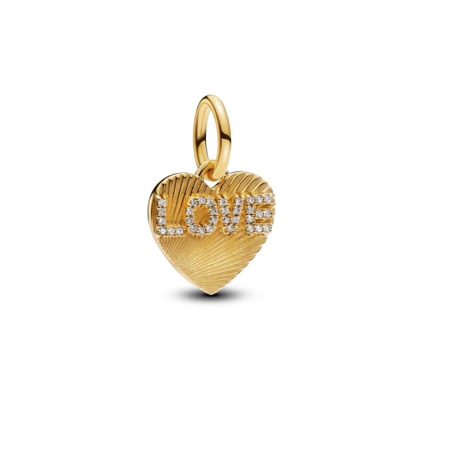 Шарм Engravable Love Heart Dangle Pandora, покрытие - золото
Шарм Engravable Love Heart Dangle Pandora, покрытие - золото