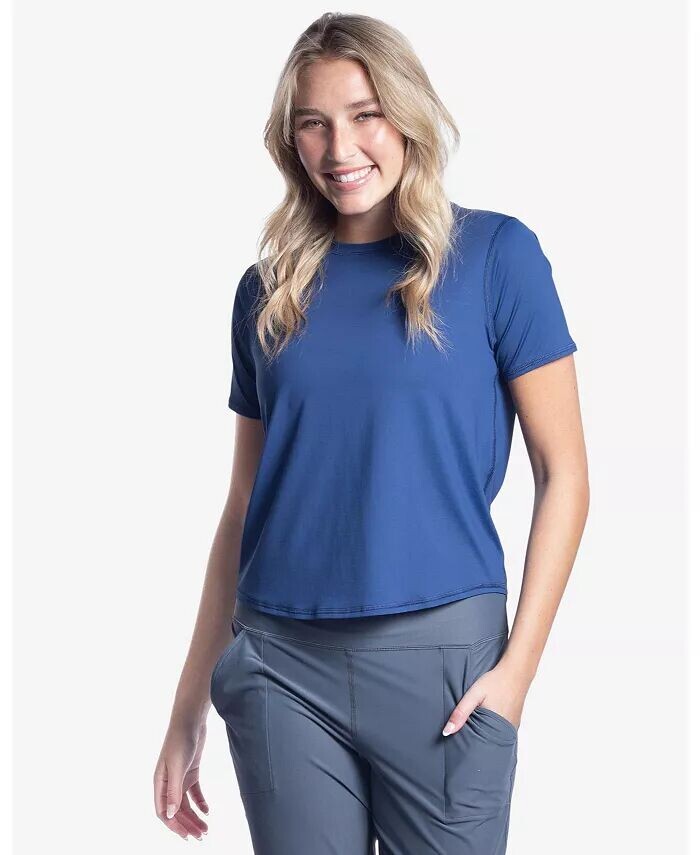 Женская солнцезащитная футболка UPF 50+ с короткими рукавами BloqUV, синий
Женская солнцезащитная футболка UPF 50+ с короткими рукавами BloqUV, синий