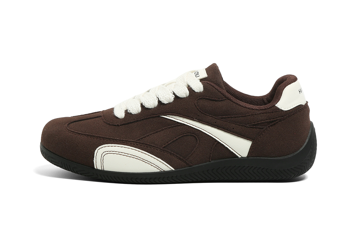 Тонкая подошва Racing Shoes устойчивые к истиранию легкие увеличивающие рост низкие кроссовки для скейтбординга мужские HUANQIU, коричневый
Тонкая подошва Racing Shoes устойчивые к истиранию легкие увеличивающие рост низкие кроссовки для скейтбординга мужские HUANQIU, коричневый