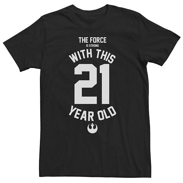 Футболка Star Wars Force Is Strong With This 21 Year Old Rebel Logo Big & Tall Licensed Character
Футболка Star Wars Force Is Strong With This 21 Year Old Rebel Logo Big & Tall Licensed Character