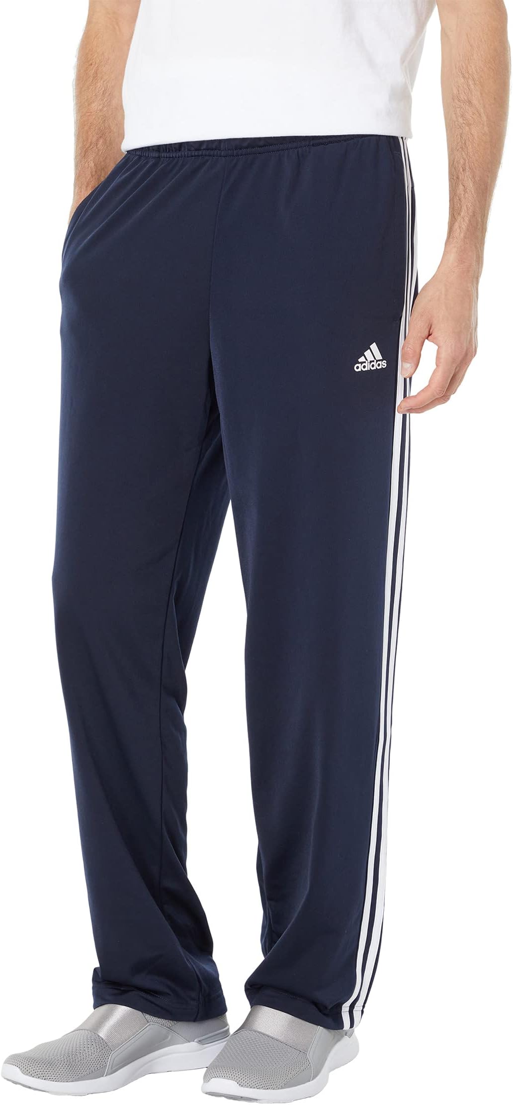 Брюки adidas Essentials 3-Stripes Tricot Open Hem Pants, цвет Legend Ink/White 1
Брюки adidas Essentials 3-Stripes Tricot Open Hem Pants, цвет Legend Ink/White 1