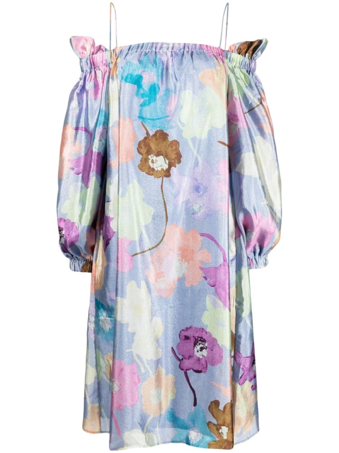 Stine Goya платье Priscilia с открытыми плечами и цветочным принтом, синий
Stine Goya платье Priscilia с открытыми плечами и цветочным принтом, синий