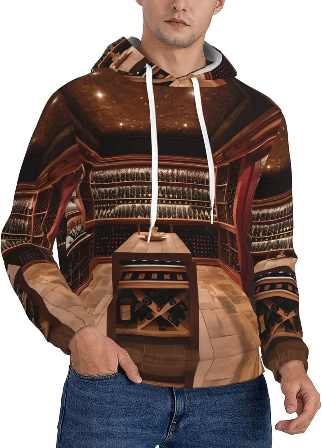 Толстовка с капюшоном BaerK для мужчин, принт Red Wine Cellar, длинный рукав
Толстовка с капюшоном BaerK для мужчин, принт Red Wine Cellar, длинный рукав