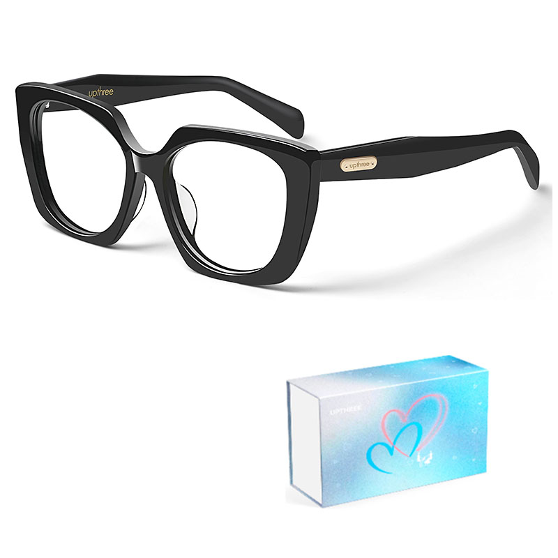 Upthree Пластиковая квадратная оправа для очков TR/Memory унисекс, Gift Box Set (New Version Black Frame Blue Light Blocking)
Upthree Пластиковая квадратная оправа для очков TR/Memory унисекс, Gift Box Set (New Version Black Frame Blue Light Blocking)