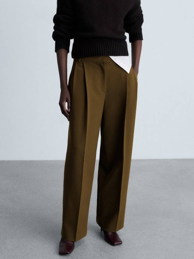 Брюки mili Mango, хаки
Брюки mili Mango, хаки