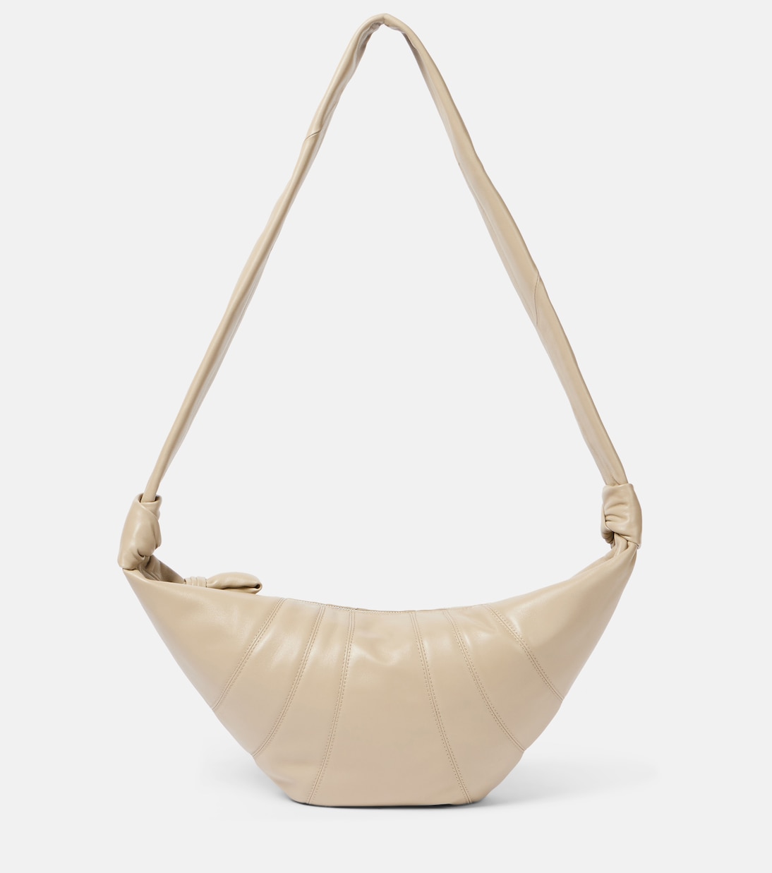 Средний кожаный плечевой рюкзак Croissant Lemaire, Linen
Средний кожаный плечевой рюкзак Croissant Lemaire, Linen