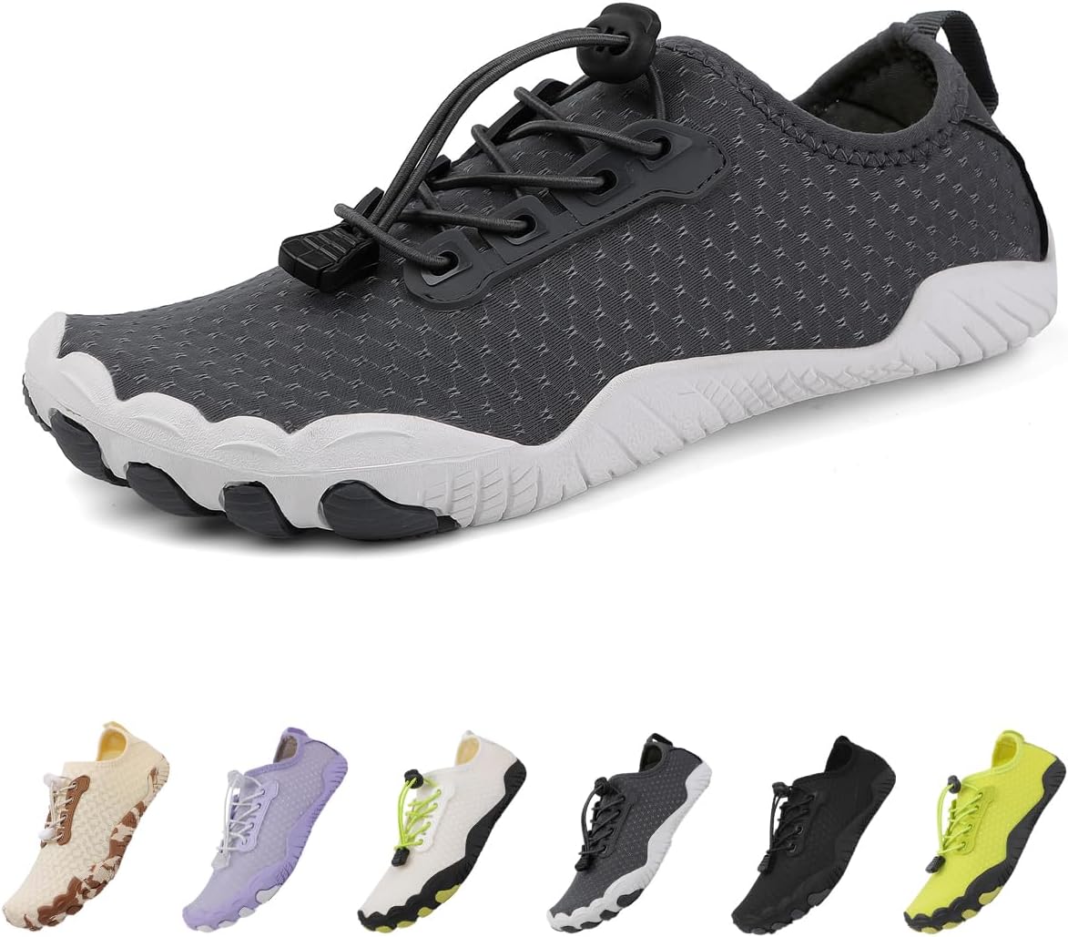 Мужские и женские походные туфли, быстро сохнущие пляжные и бассейновые туфли, женские водные носки: дизайн с нулевым перепадом, мужская обувь без шнурков, противоскользящие, здоровые, дышащие, модные кроссовки для трейлового бега Suxiaur, темно...
Мужские и женские походные туфли, быстро сохнущие пляжные и бассейновые туфли, женские водные носки: дизайн с нулевым перепадом, мужская обувь без шнурков, противоскользящие, здоровые, дышащие, модные кроссовки для трейлового бега Suxiaur, темно...
