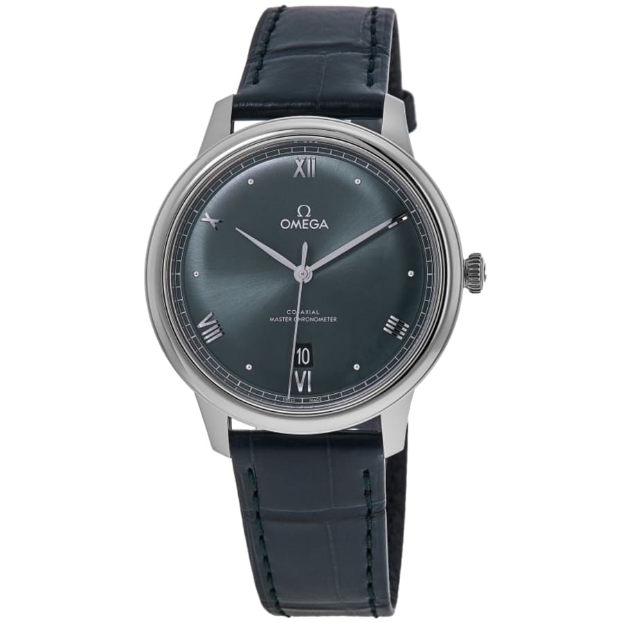 Omega De Ville Prestige Co-Axial Master Chronometer 40 мм автоматические зеленые часы с кожаным ремешком мужские часы 434.13.40.20.10.001
Omega De Ville Prestige Co-Axial Master Chronometer 40 мм автоматические зеленые часы с кожаным ремешком мужские часы 434.13.40.20.10.001