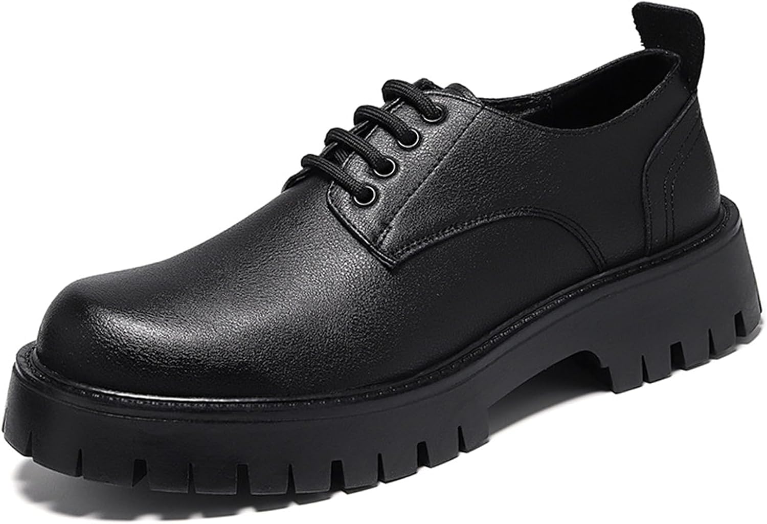 Мужские кожаные туфли с шнуровкой и массивной подошвой Oxfords, классический круглый носок, платформа, широкий каблук, деловые туфли, модные повседневные туфли Derby для увеличения роста Ptnoka, черный
Мужские кожаные туфли с шнуровкой и массивной подошвой Oxfords, классический круглый носок, платформа, широкий каблук, деловые туфли, модные повседневные туфли Derby для увеличения роста Ptnoka, черный