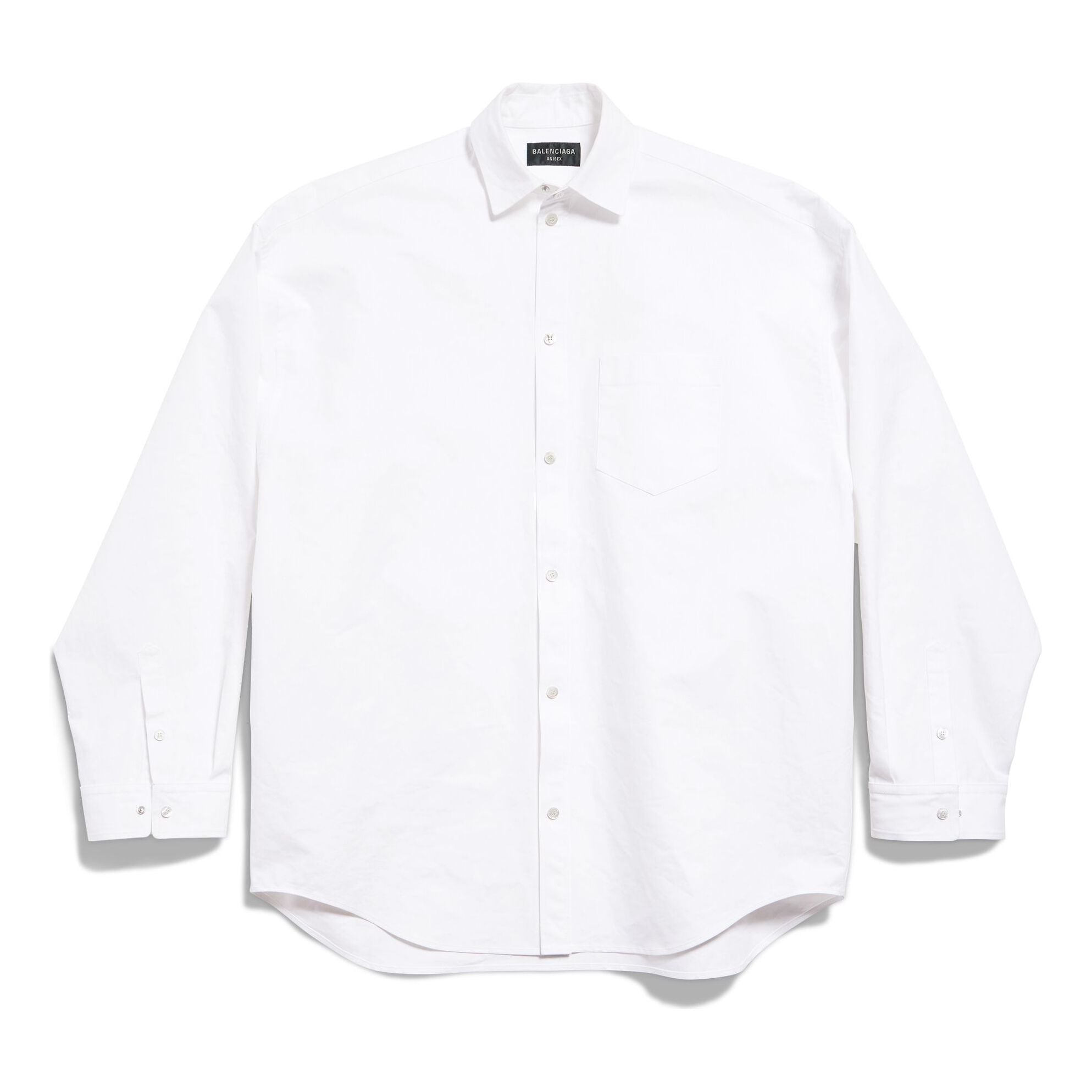 Рубашка (WMNS) Balenciaga Outerwear Shirt Large Fit 'White'
Рубашка (WMNS) Balenciaga Outerwear Shirt Large Fit 'White'