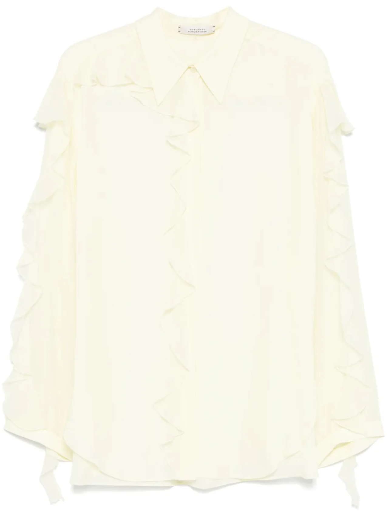 Dorothee Schumacher рубашка с оборками, желтый 
Dorothee Schumacher рубашка с оборками, желтый