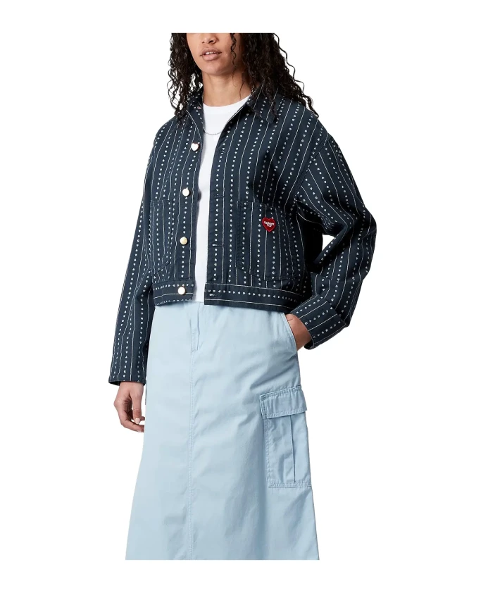 Куртка Drew с сердцем и тонкой полоской, чернила. Carhartt Wip, синий
Куртка Drew с сердцем и тонкой полоской, чернила. Carhartt Wip, синий