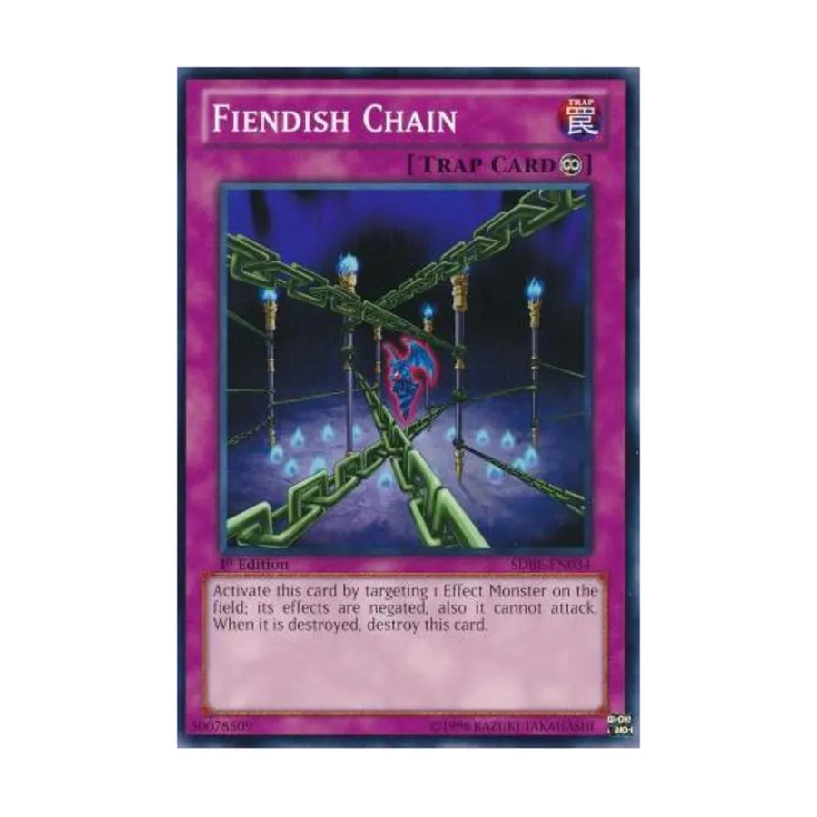 CCG Дьявольская цепь (Обычный), Yu-Gi-Oh - Structure Deck - Saga of Blue-Eyes White Dragon - Singles
CCG Дьявольская цепь (Обычный), Yu-Gi-Oh - Structure Deck - Saga of Blue-Eyes White Dragon - Singles