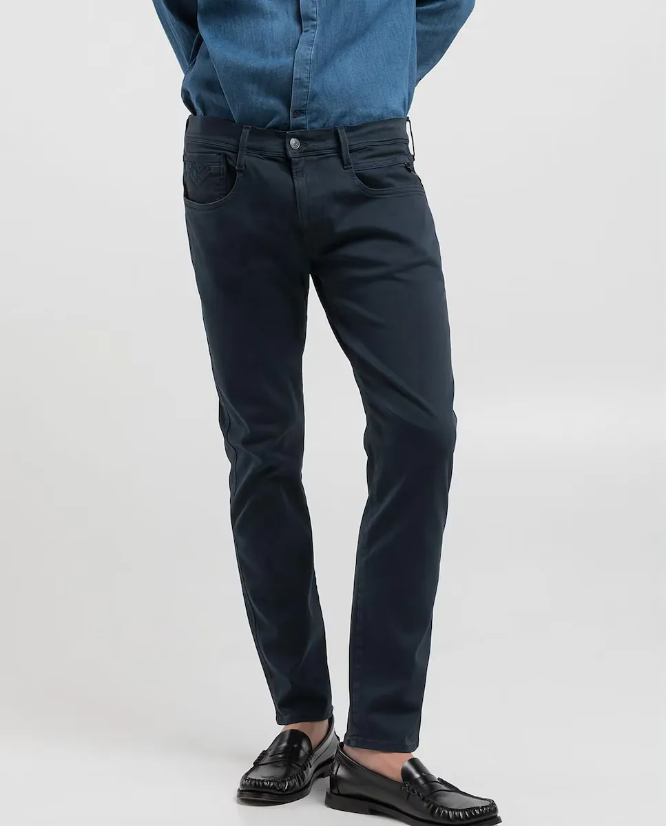 Мужские узкие джинсы с карманами Replay, темно-синий
Мужские узкие джинсы с карманами Replay, темно-синий