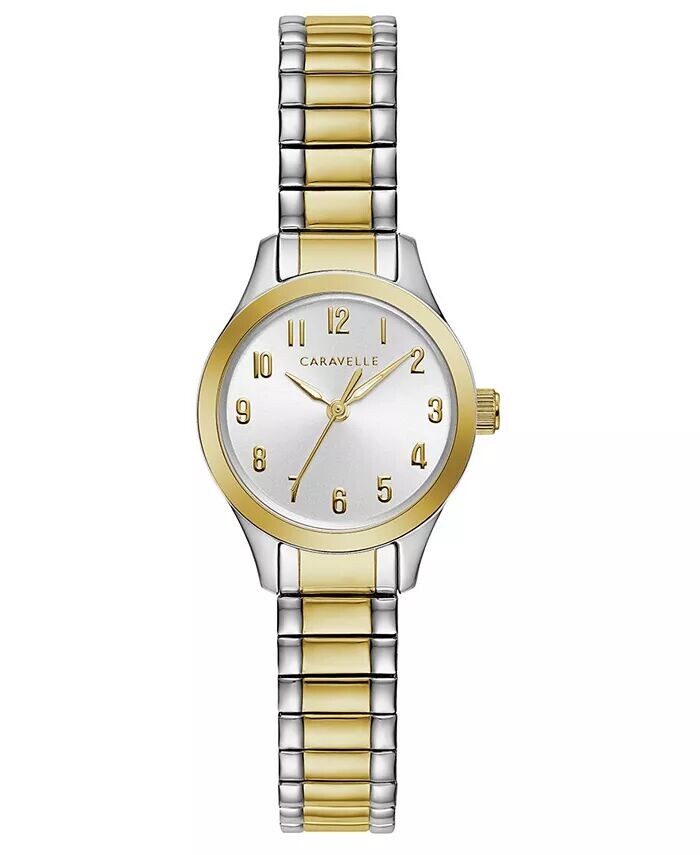 Женские двухцветные часы-браслет из нержавеющей стали, 24 мм Caravelle
Женские двухцветные часы-браслет из нержавеющей стали, 24 мм Caravelle