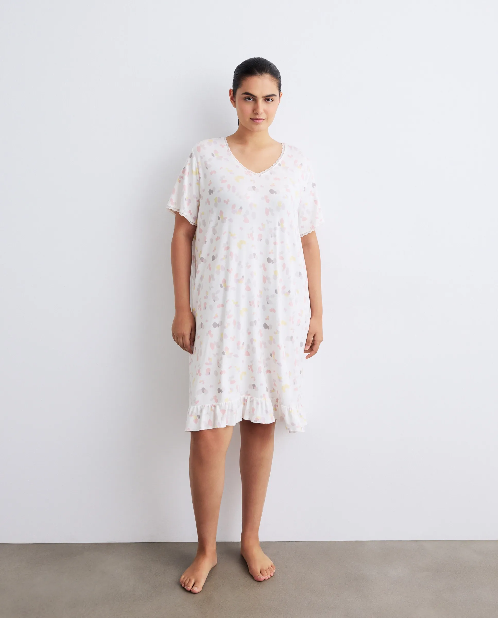 Расписная ночнушка с рюшами Couchel, многоцветный
Расписная ночнушка с рюшами Couchel, многоцветный