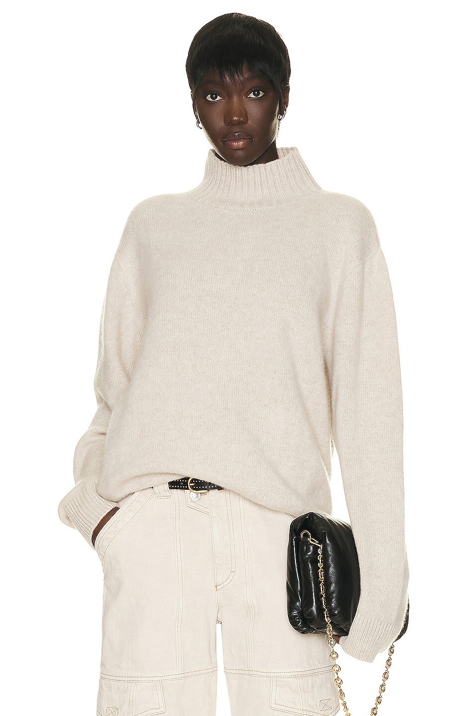 Свитер The Elder Statesman Relaxed Turtleneck, белый
Свитер The Elder Statesman Relaxed Turtleneck, белый