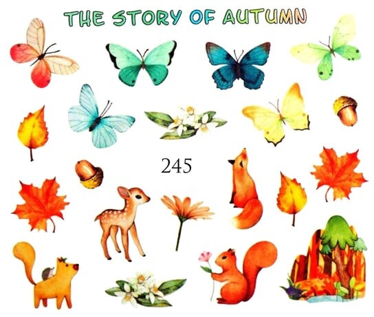 Водные наклейки для ногтей - №245, Raisin
Водные наклейки для ногтей - №245, Raisin