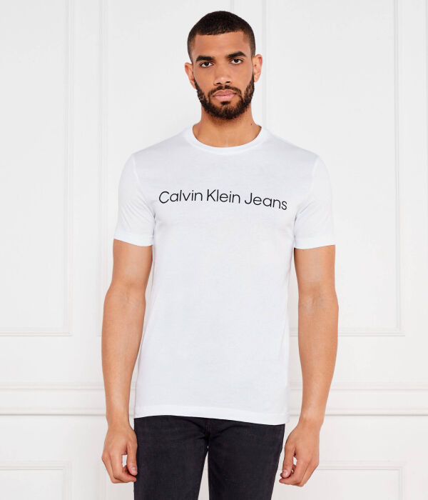 Футболки Slim fit Calvin Klein Jeans, белый 
Футболки Slim fit Calvin Klein Jeans, белый