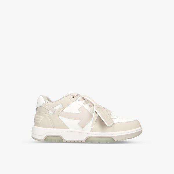 Кожаные низкие кеды out of office с вышитым логотипом Off-White, бежевый
Кожаные низкие кеды out of office с вышитым логотипом Off-White, бежевый