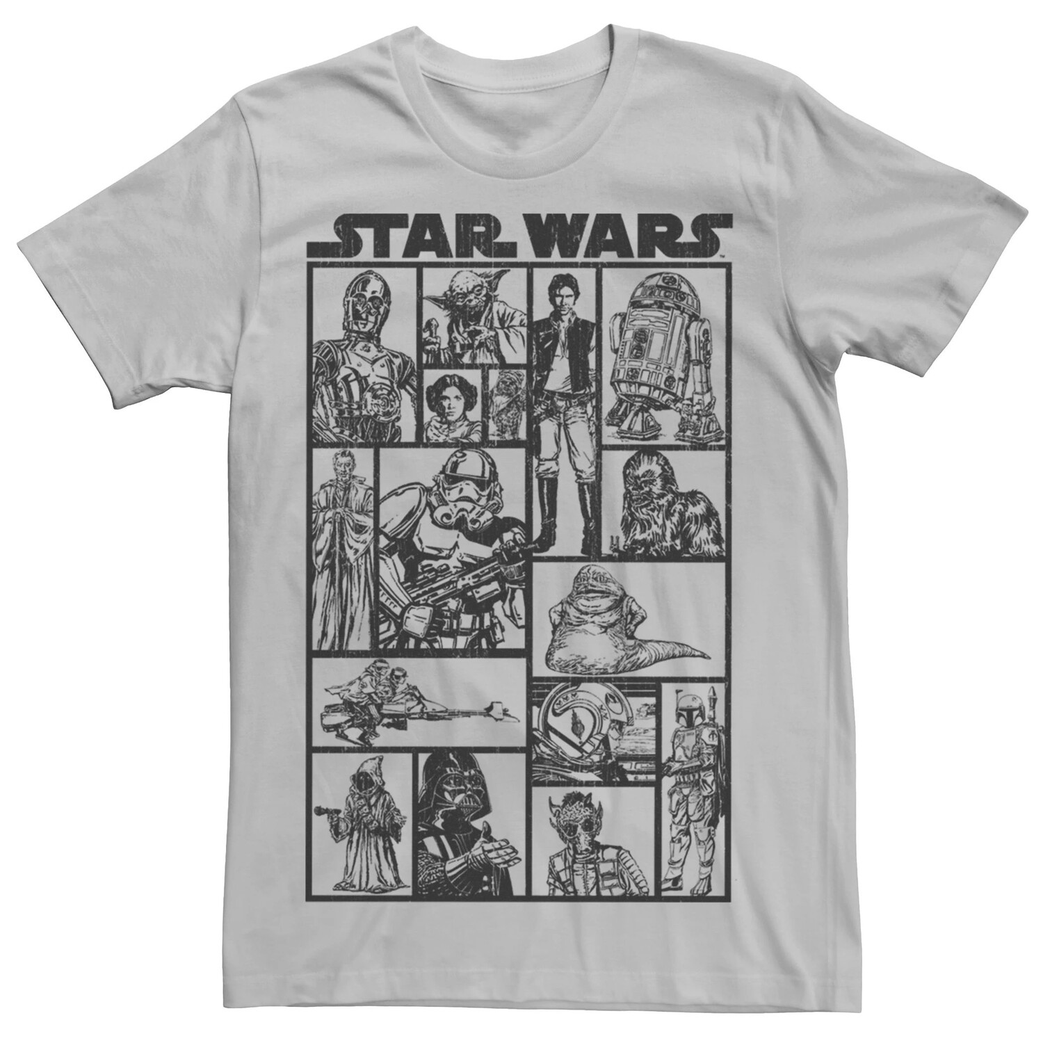 Мужская групповая футболка с портретом персонажа «Звездные войны: Возвращение джедая» Star Wars
Мужская групповая футболка с портретом персонажа «Звездные войны: Возвращение джедая» Star Wars