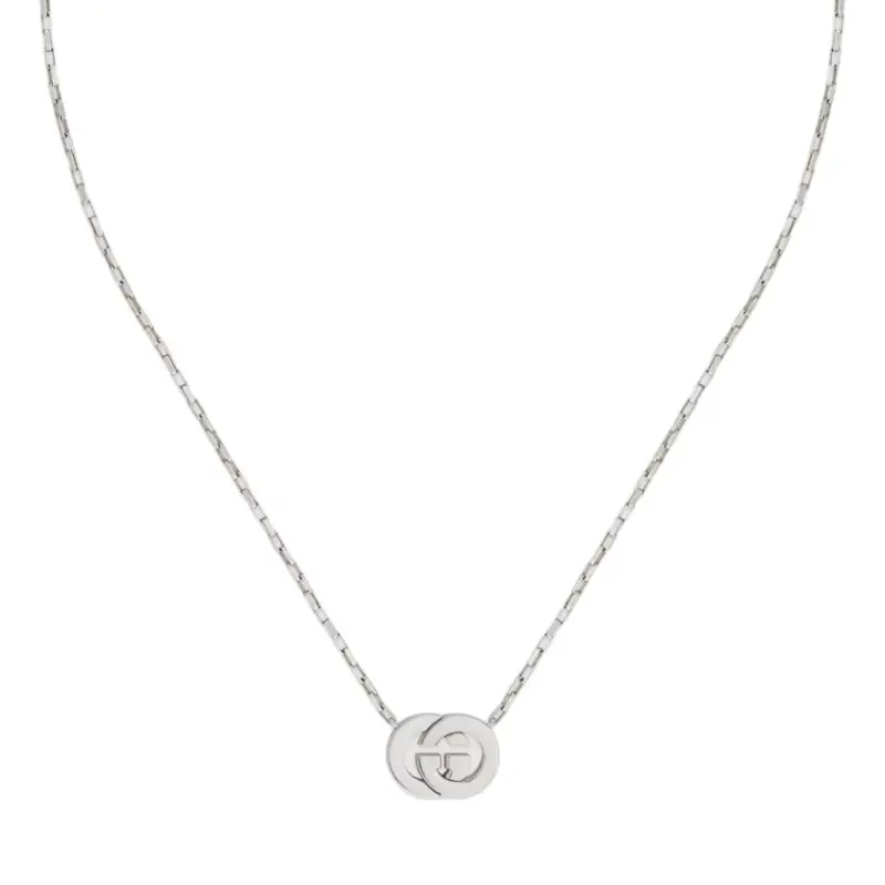 Подвеска-колье с переплетающимися элементами Gucci, серебро
Подвеска-колье с переплетающимися элементами Gucci, серебро