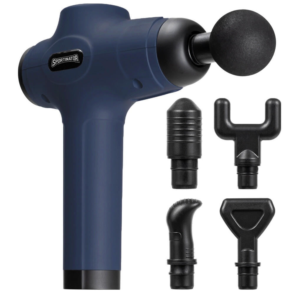 Массажный пистолет SPORTINATOR "Level Up" с принадлежностями синего цвета
Массажный пистолет SPORTINATOR "Level Up" с принадлежностями синего цвета