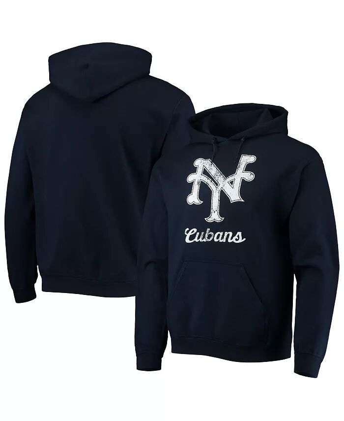 Мужская темно-синяя толстовка с капюшоном с логотипом New York Cubans Negro League Stitches
Мужская темно-синяя толстовка с капюшоном с логотипом New York Cubans Negro League Stitches