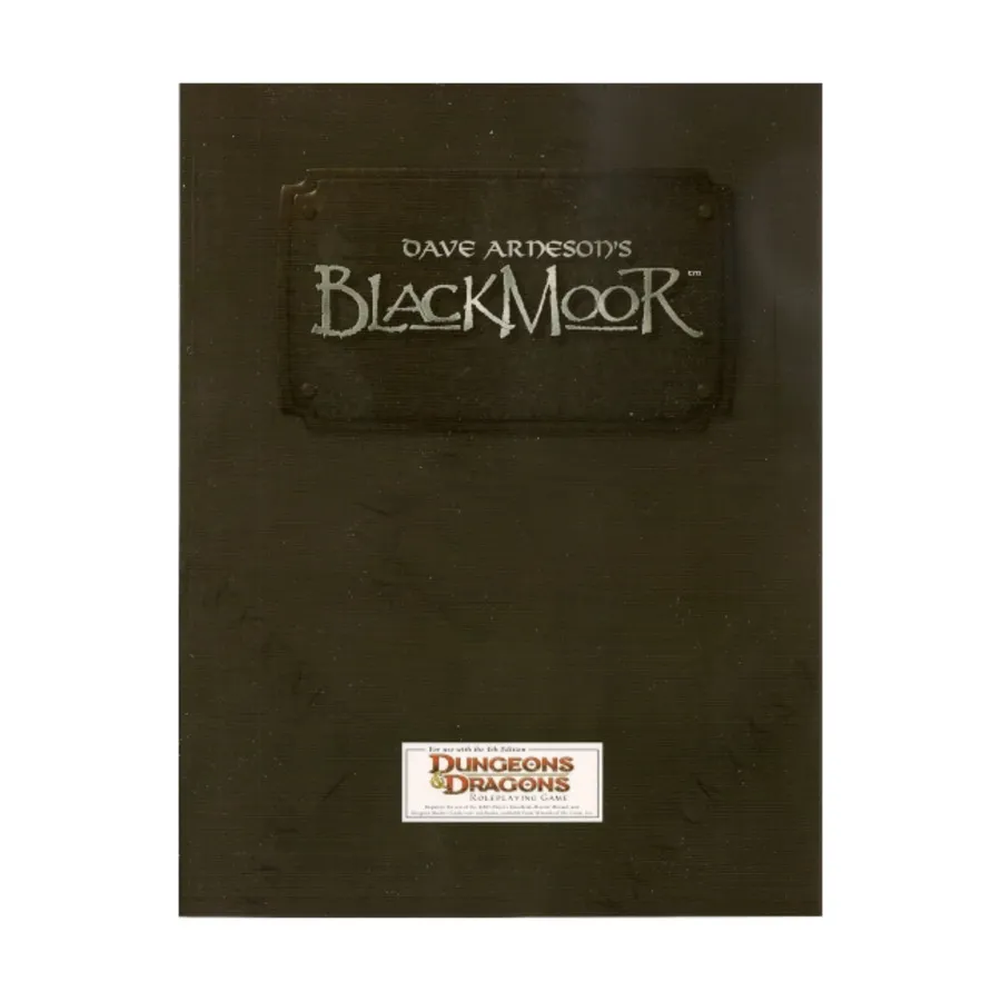 Dave Arneson's Blackmoor - The First Campaign, Dave Arneson's Blackmoor (4e), мягкая обложка
Dave Arneson's Blackmoor - The First Campaign, Dave Arneson's Blackmoor (4e), мягкая обложка