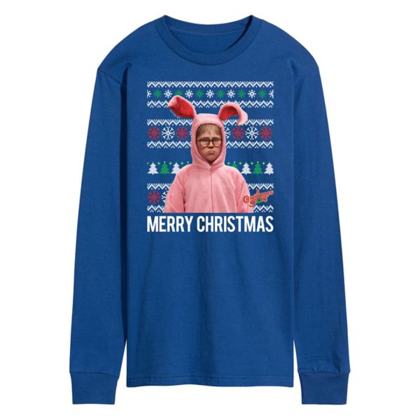 Мужская футболка с длинным рукавом "Рождественская история" и надписью "С Рождеством" Licensed Character, синий
Мужская футболка с длинным рукавом "Рождественская история" и надписью "С Рождеством" Licensed Character, синий