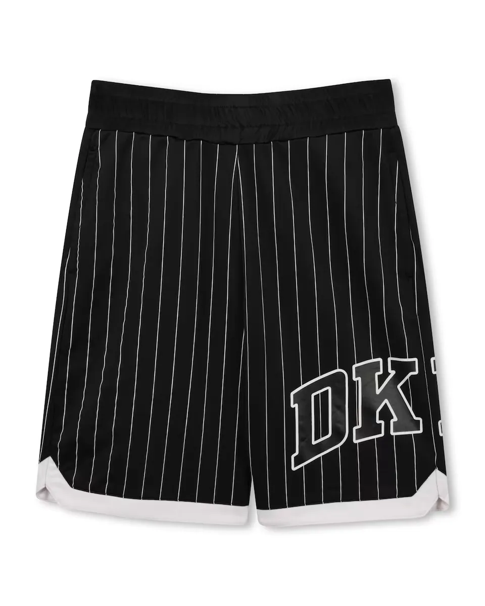 Черные шорты в полоску DKNY, чёрный
Черные шорты в полоску DKNY, чёрный