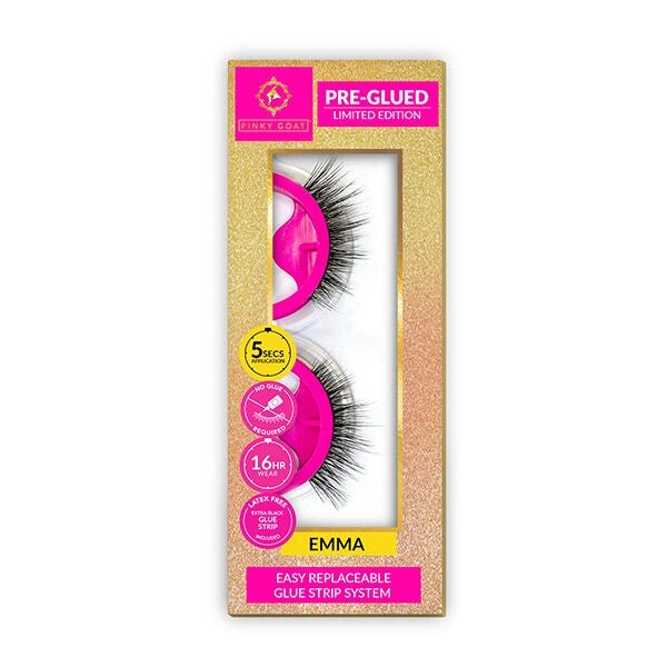 Предварительно приклеенные накладные ресницы Эмма 1 шт Pinky Goat
Предварительно приклеенные накладные ресницы Эмма 1 шт Pinky Goat
