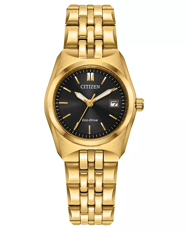 Женские классические часы Corso с браслетом из нержавеющей стали золотистого оттенка, 27 мм Citizen, gold-tone
Женские классические часы Corso с браслетом из нержавеющей стали золотистого оттенка, 27 мм Citizen, gold-tone