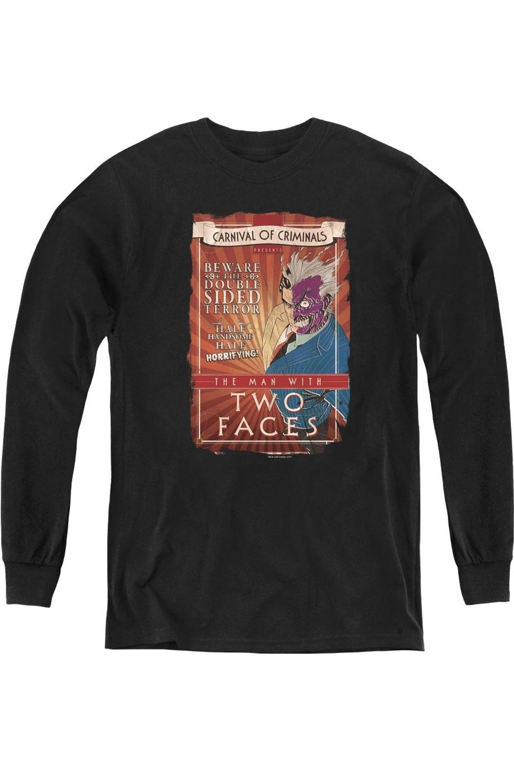 Футболка с длинным рукавом "Двуликий" для детей Batman Gildan, черный
Футболка с длинным рукавом "Двуликий" для детей Batman Gildan, черный